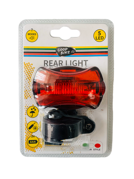 Ліхтарик блимавка червоне світло світлодіодний 5 LED "HERO" 7 режимів 94316-IS фото