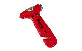 Молоток аварійний для скла з лезом для розрізання ременя SUPERSAFE 28053-IS фото