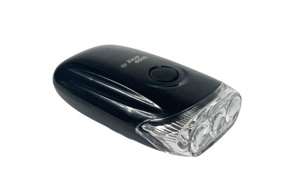 Ліхтарик на батарейках світлодіодний 3 LED "PANCAKE" 2 режима чорний 94312B-IS фото