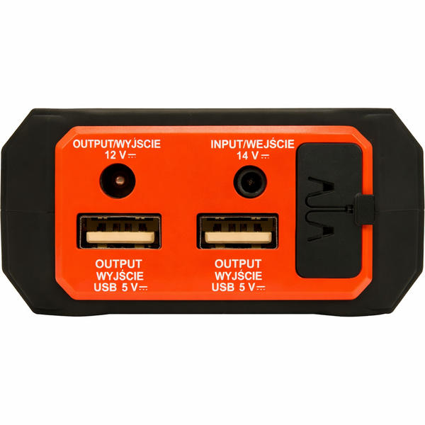 Пускова батарея Li-Pol 9 Агод YATO 200/400 А, вихід: 12 В, 3,5 А, через USB: 5В, 2А YT-83081 фото