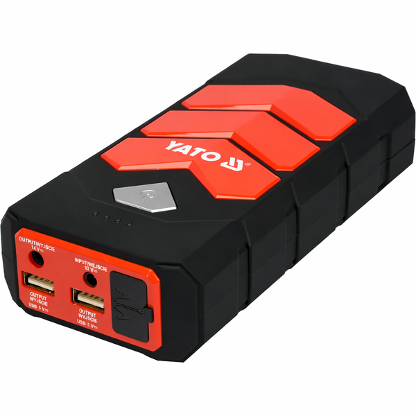Пускова батарея Li-Pol 9 Агод YATO 200/400 А, вихід: 12 В, 3,5 А, через USB: 5В, 2А YT-83081 фото