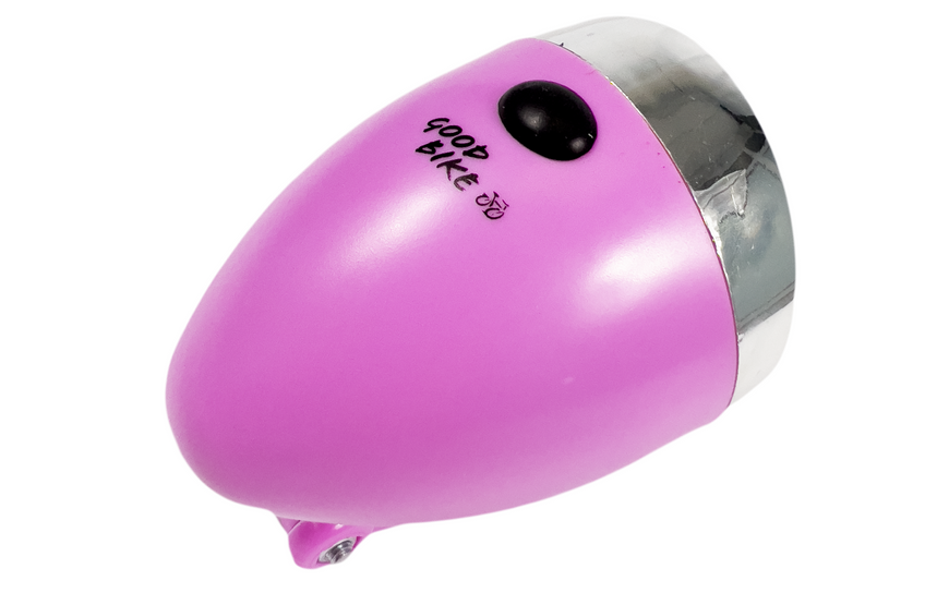 Ліхтар велосипедний передній 3 LED "RETRO STYLE" рожевий 94315P-IS фото