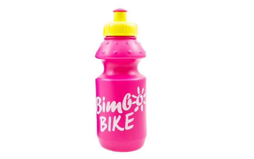 Велосипедна фляга 350 мл "BIMBO BIKE" рожева 90949P-IS фото
