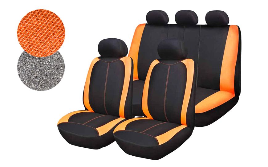 Чехлы на сиденье автомобиля универсальные "FORMENTERA" оранжевый 17095-IS фото