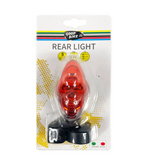 Фонарик мигающий красный свет светодиодные 5 LED "MAYBUG" 3 режима 88317-IS фото