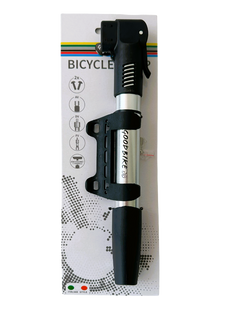 Насос ручний для велосипеда в алюмінієвому корпусі "NEFFUL" AV, FV, DV (92517-IS) 92517-IS фото