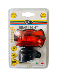 Ліхтарик блимавка червоне світло світлодіодний 5 LED "HERO" 7 режимів (94316-IS) 94316-IS фото