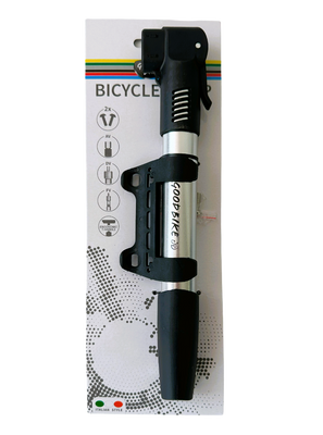 Насос ручний для велосипеда в алюмінієвому корпусі "NEFFUL" AV, FV, DV 92517-IS фото