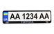 Рамка номерного знаку пластик з об'ємними літерами Toyota 52х13,5х2 см (2шт) 24-017 фото 2