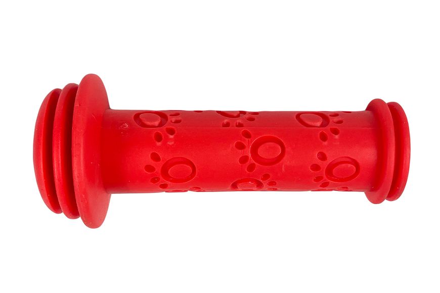 Гріпси руля резинові 110 мм червоні "PUPPY" 2 шт 90053R-IS фото