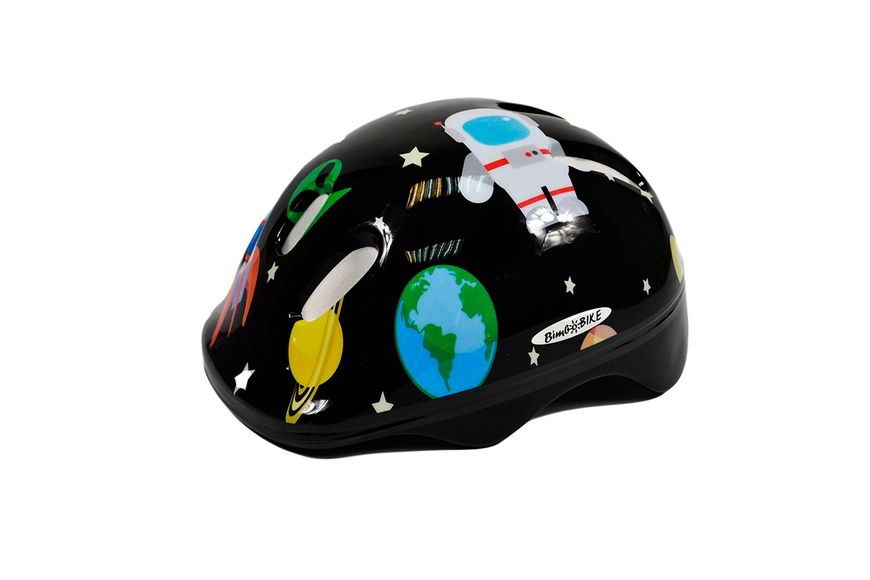 Шлем детский велосипедный M космос "BIMBO BIKE" 90855/3-IS фото