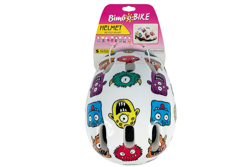 Шлем детский велосипедный M монстры "BIMBO BIKE" 90855/4-IS фото