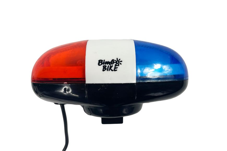 Дзвінок - ліхтар велосипедний "POLICE" 90716-IS фото