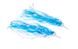Китиці на кермо велосипеда дитячі блакитні "WAVE" 90051B-IS фото 2