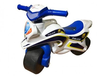 Мотоцикл Active Baby Police музичний Біло-синій 0139-0151М фото