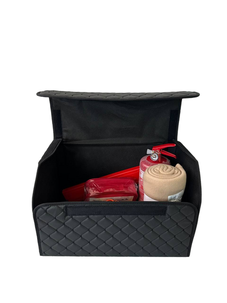 Автомобильный органайзер L из экокожи в багажник 50х32х32 см (03-138-1Д) 03-138-1Д фото