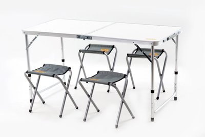 Розкладний стіл для пікніка зі стільцями 4 шт "Сила" 960701 фото