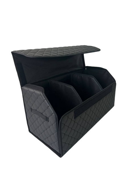 Автомобильный органайзер XL из экокожи в багажник 65х32х32 см чорный (03-139-1Д) 03-139-1Д фото