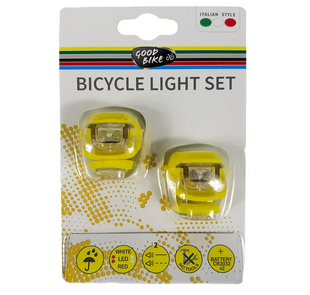 Ліхтар блимавка комплект "SILICON LED" в силіконовому корпусі 2 шт жовті (92325Yellow-IS) 92325Yellow-IS фото
