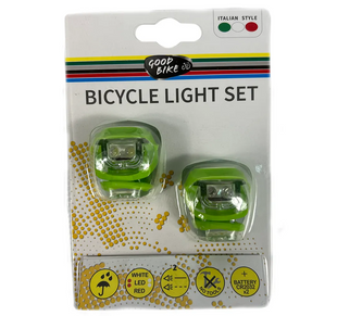 Ліхтар блимавка комплект "SILICON LED" в силіконовому корпусі 2 шт зелені (92325Green-IS) 92325Green-IS фото