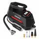 Автокомпресор GEMIX Model M black/red поршневий, цифровий манометр, функція AUTOSTOP, ліхтарик, 35 л/хв GMX.Mod.M.BR фото 1