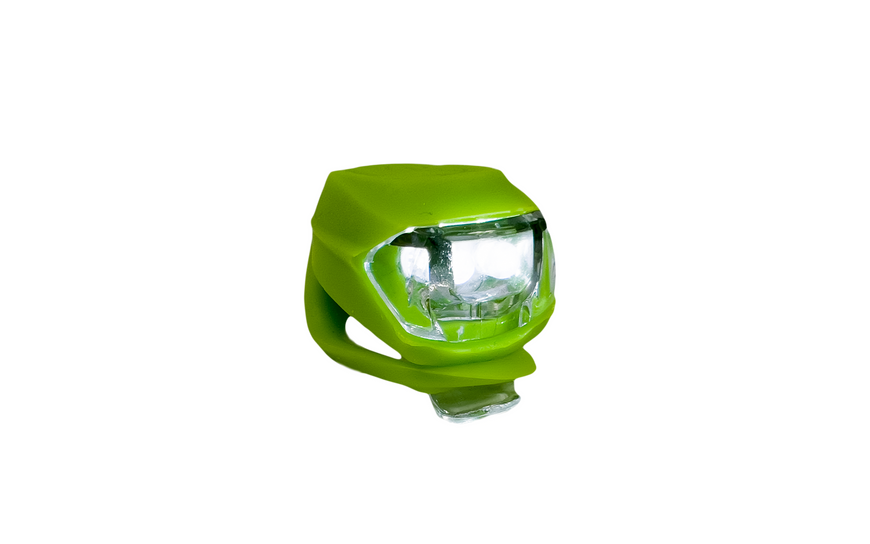 Ліхтар блимавка комплект "SILICON LED" в силіконовому корпусі 2шт зелені 92325Green-IS фото