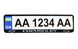 Рамка номерного знаку пластик з об'ємними літерами Chevrolet 52х13,5х2 см (2шт) 24-002 фото 2