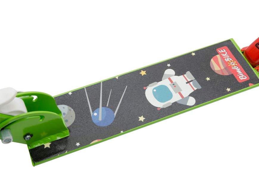 Дитячий двухколісний самокат для хлопчиків «Космос» 75801-IS фото