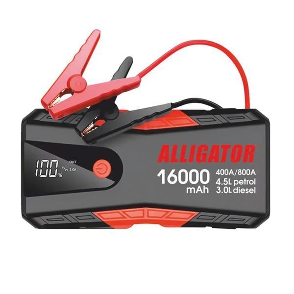 Пусковое устройство ALLIGATOR 400A/800A 16000mAh JS840 фото