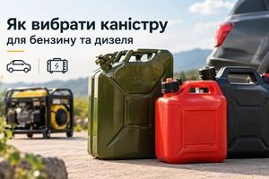 Як вибрати каністру для бензину та дизеля: повний гід для водіїв та власників генераторів фото