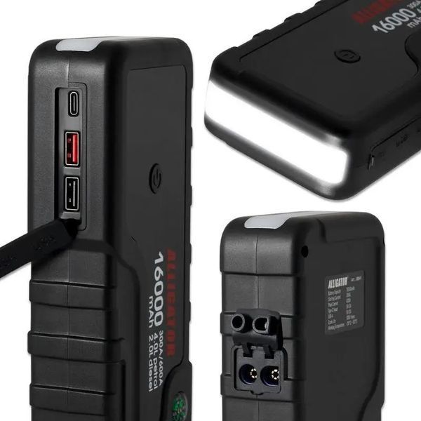 Пусковое устройство ALLIGATOR 16000mAh 300A/600A JS841 фото