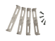 Атомобильные рамки-невидимки Poputchik комплект на одно авто прозрачные (24-052-IS) 24-052-IS фото 3