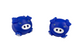 Ліхтар блимавка комплект "MUMPS" в силіконовому корпусі 2шт блакитні 90303Blue-IS фото 1