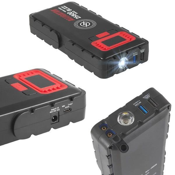 Пусковое устройство ALLIGATOR 1500A/2500A 25800mAh SMART-клеммы JS848 фото