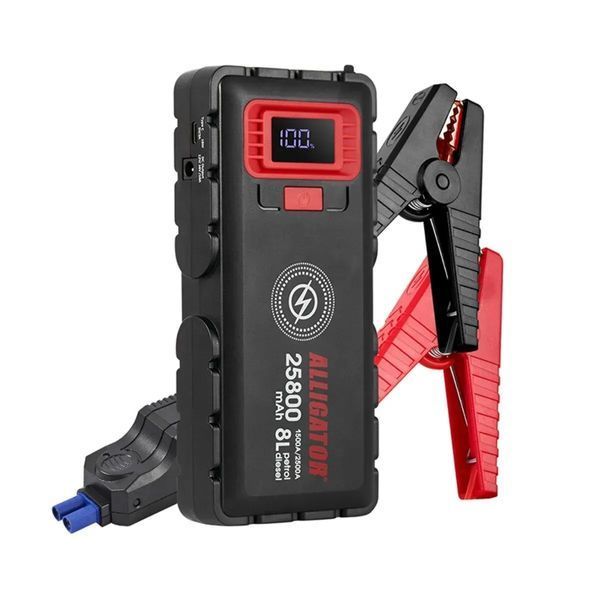 Пусковое устройство ALLIGATOR 1500A/2500A 25800mAh SMART-клеммы JS848 фото