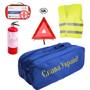 Набір автомобіліста Євростандарт Слава Україні 01-205-IS синя сумка 01-205-IS фото