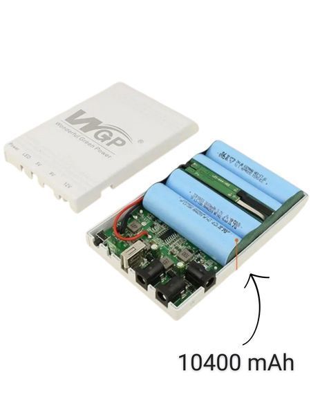 ИБП ПРОМО для роутера, повербанк MINI DC UPS WGP103 (10400mAh, 5V/9-12V) ДБЖ10400промо фото