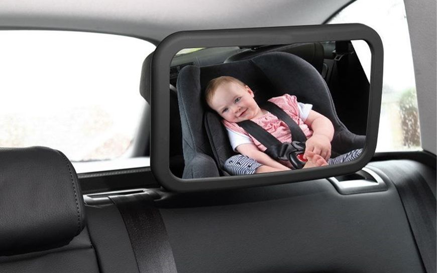 Зеркало для наблюдения за ребенком в машине 29х19см "BABY GUARD" 18286-IS фото