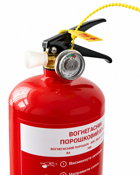 Вогнегасник порошковий 2 кг ДСТУ EN 3:7 Fire Pro ВП-2-FP фото