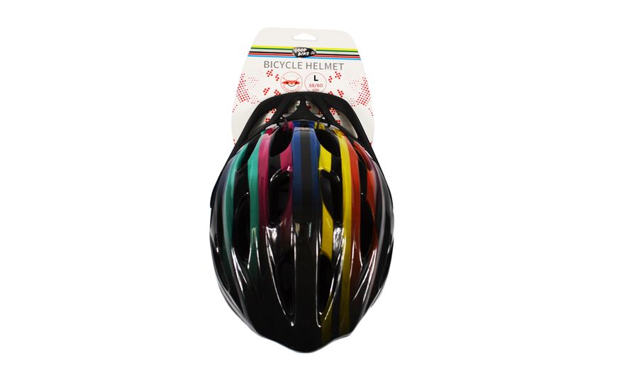 Шлем велосипедный "GOOD BIKE" L 58-60 см разноцветный 88855/2-IS фото