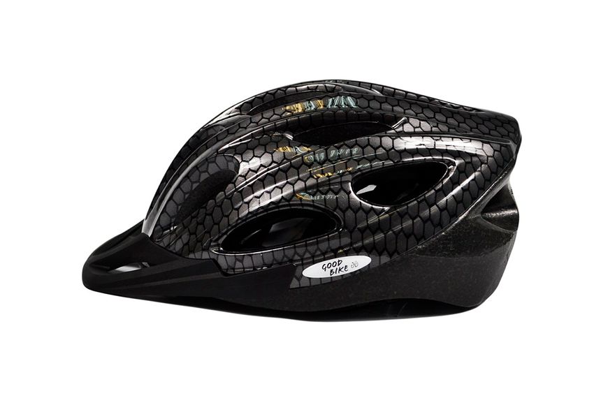Шлем велосипедный "GOOD BIKE" L 58-60 см черный (88855/3-IS) 88855/3-IS фото